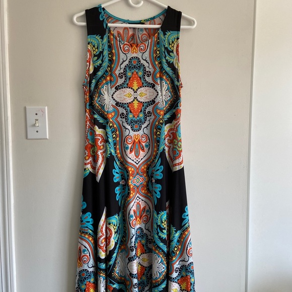 Reborn Sleeveless Flowy Maxi Summer Dress | US Size M - Picture 3 of 5